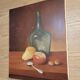 Still life painting - oil on canvas - Signed Ankie Rialland