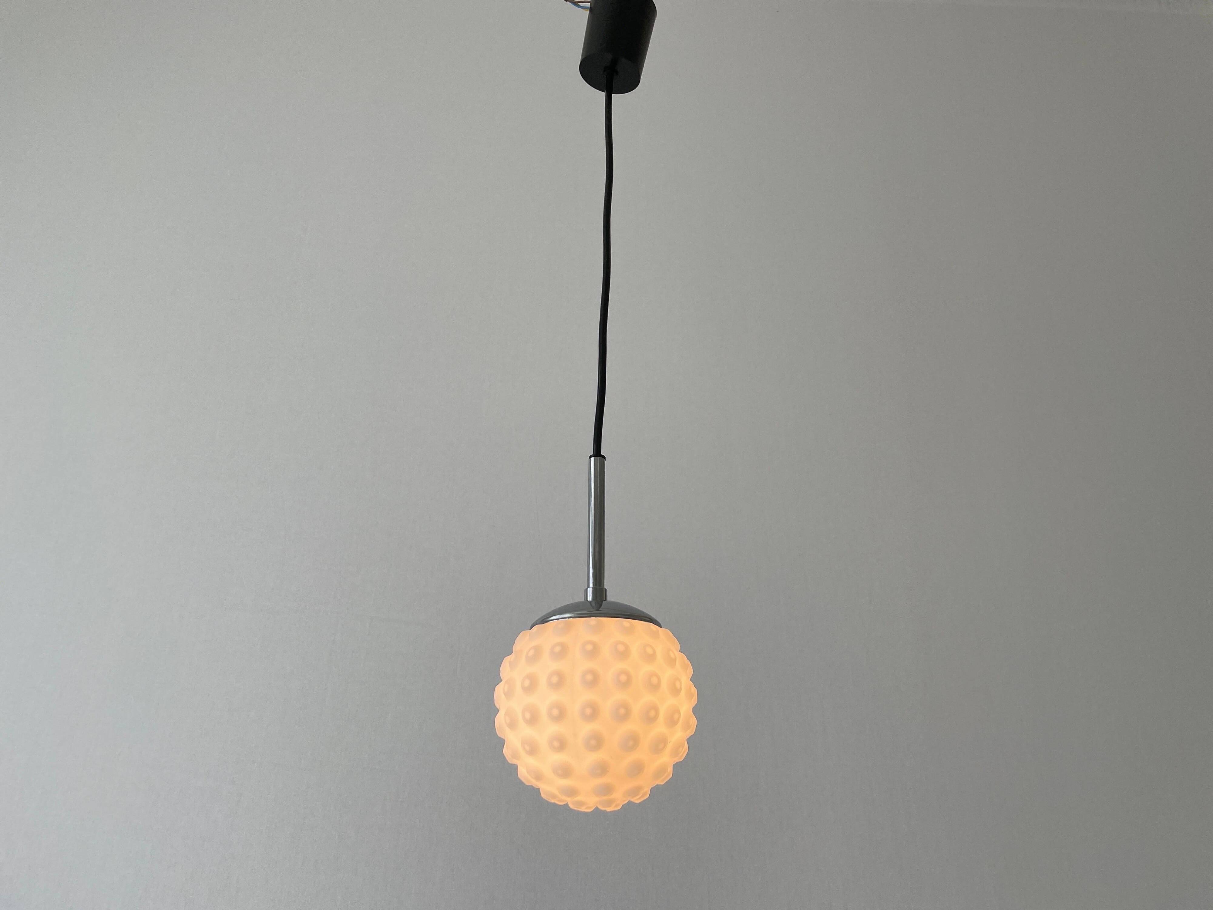 Small Ball and Ball glass ceiling light by Rolf Krüger for Staff, 1970s, Germany.