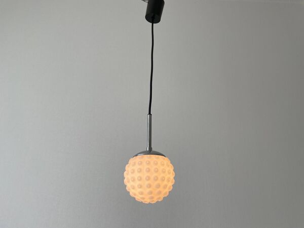 Suspension Ball and Ball en verre de petite taille par Rolf Krüger pour Staff, années 1970, Allemagne