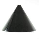 Arne Jacobsen Poulsen black 1960s billiard pendant