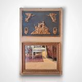 Trumeau mirror, late 19th to early 20th century.