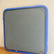 Miroir IKEA vintage acier tubulaire bleu