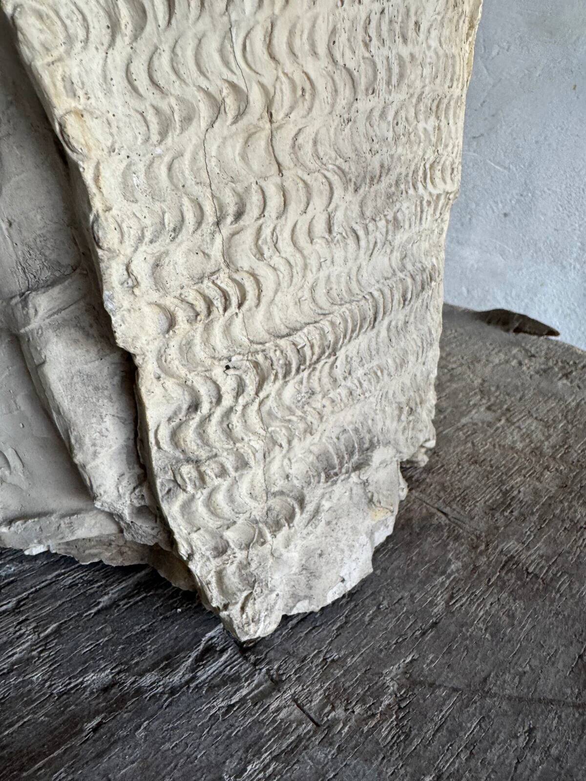 Set of two natural white plaster sculptures by Walter De Buck — figurative folkloric pair