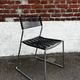 Set of 4 scoubidou chairs, "Melker" model, sled base (vintage IKEA)