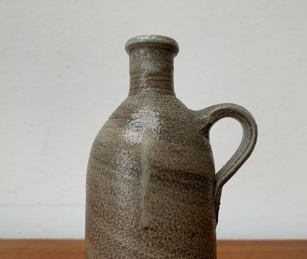 Mid-Century Minimalist Studio Pottery Carafe Vase, 1960s