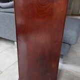 marble-top bedside table