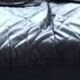 Gerard Guermonprez black leather sofa, cocooning sofa