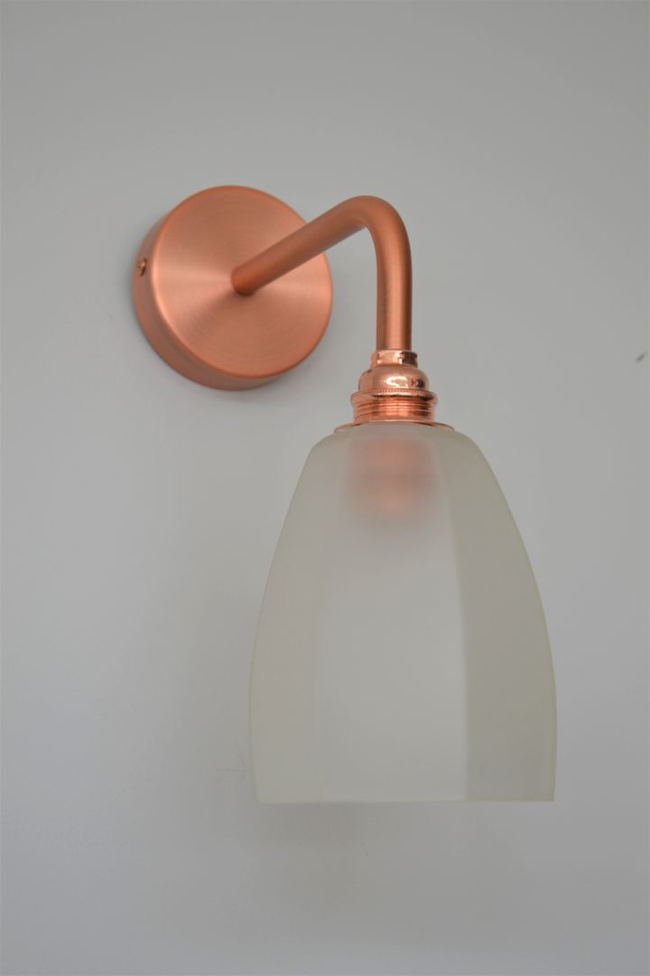 Hexagonal vintage wall lamp