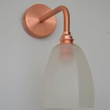 Hexagonal vintage wall lamp