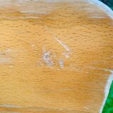 Set of 4 school chairs - wood & metal