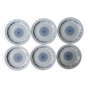 6 assiettes à dessert ou entrée, Pontesa, Castillan Collection Granada