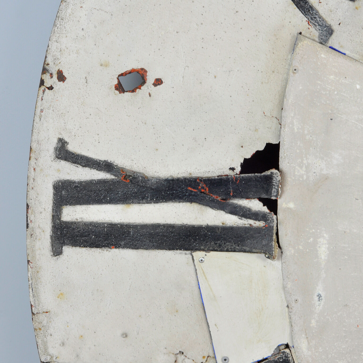 Clock Face Of A Church. Circa 1920.