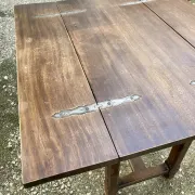 Antique rectangular drop-leaf table
