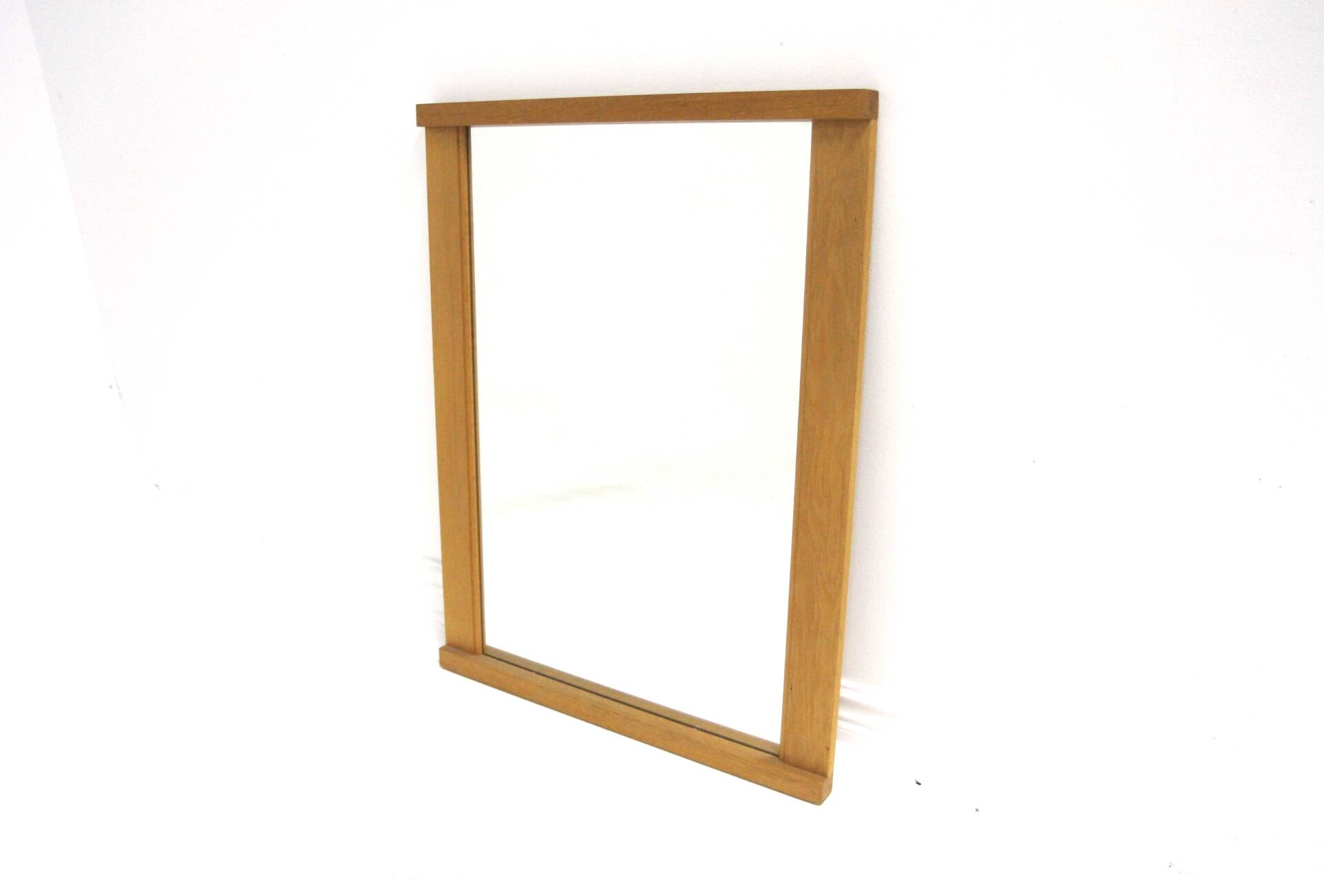Scandinavian oak mirror Fröseke by Nybrofabriken, Sweden 1960
