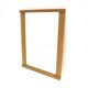 Miroir scandinave en chêne Fröseke par Nybrofabriken, Suède 1960