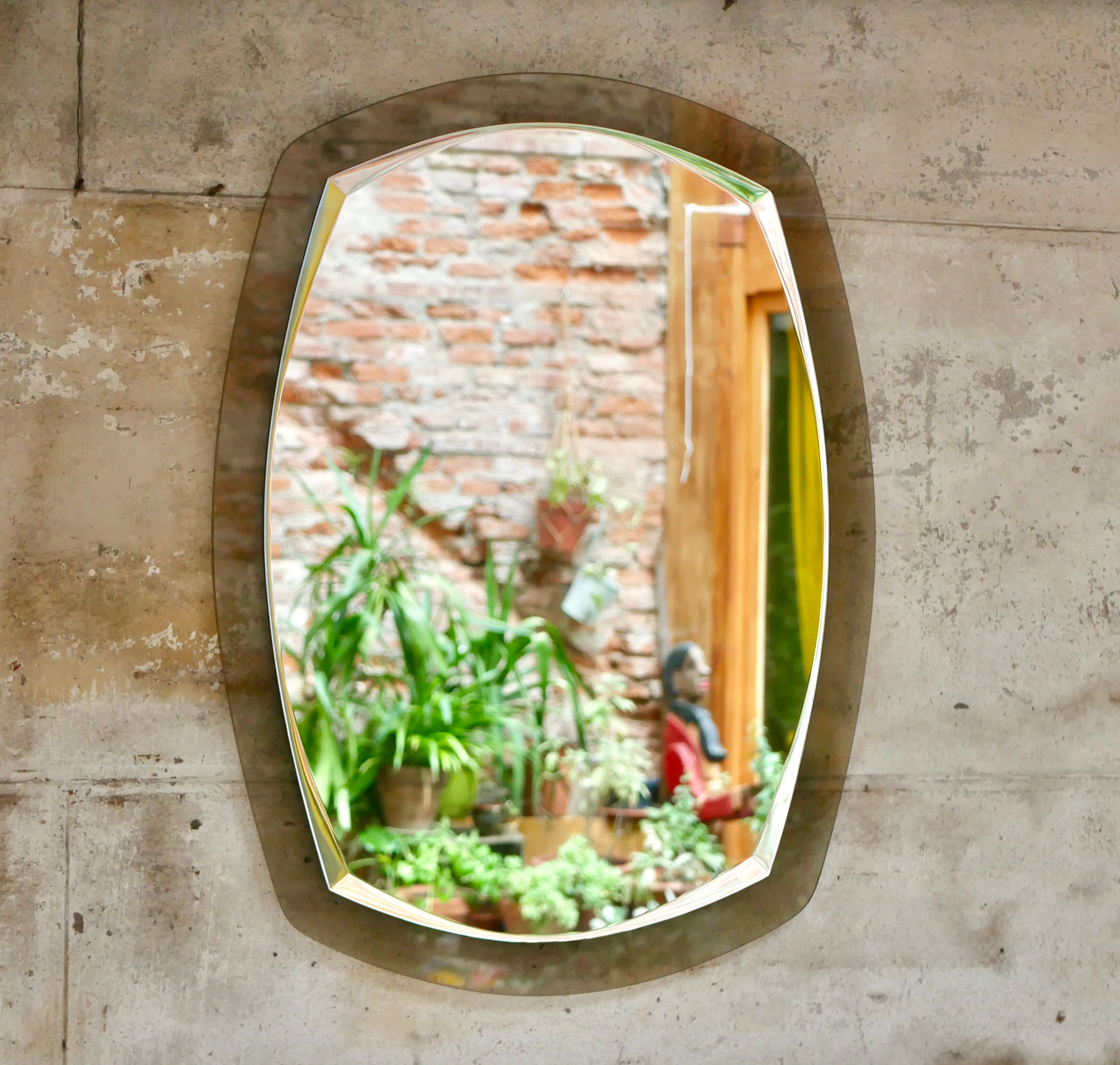 Crystal Mirror Luxor by Antonio Lupi