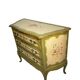 Commode italienne peinte à la main de style vénitien des années 1950