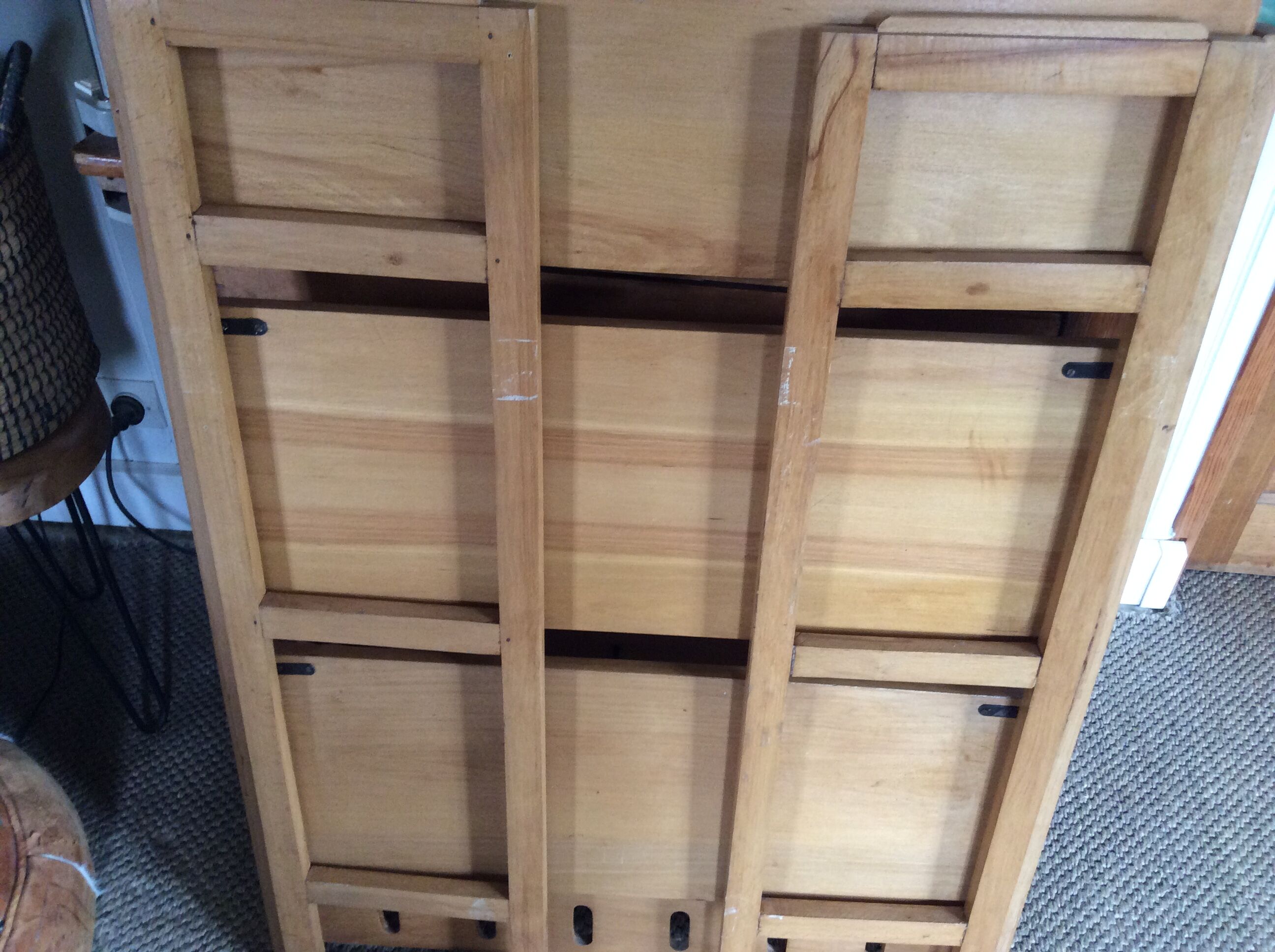 Wooden shelf