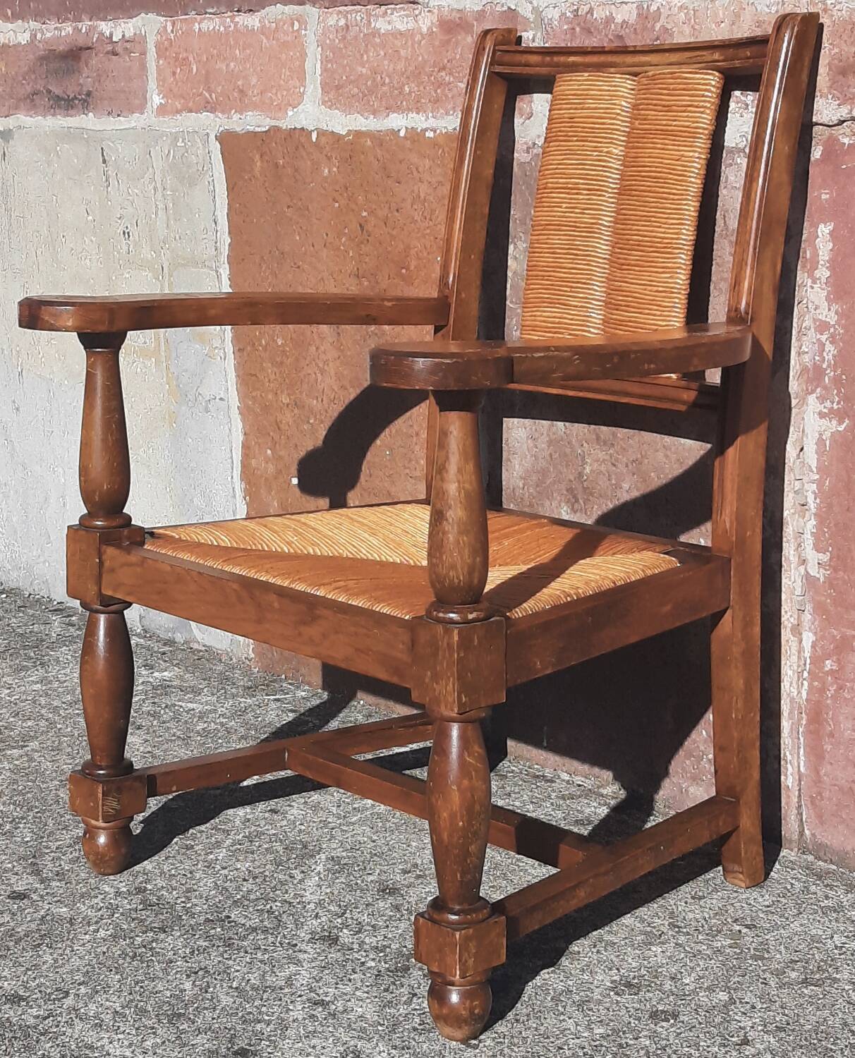 Straw chair (seat and backrest)