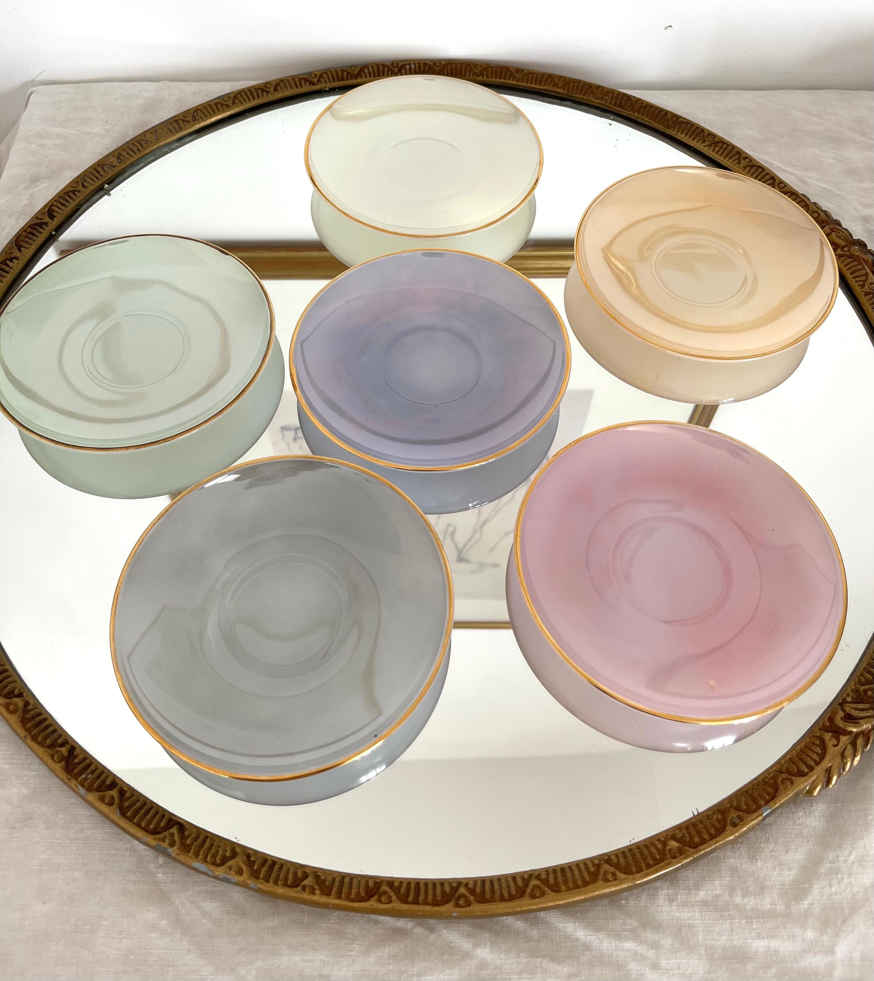 6 cups and saucers Arcopal