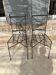 Set of 2 garden chairs in wrought iron