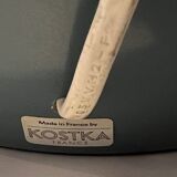 Blue ceramic lamp by Kosta