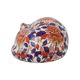 Large imari cat cat statue sculpture enamel japan early 20th century
