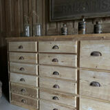 Antique workshop drawer unit from the early 20th century.