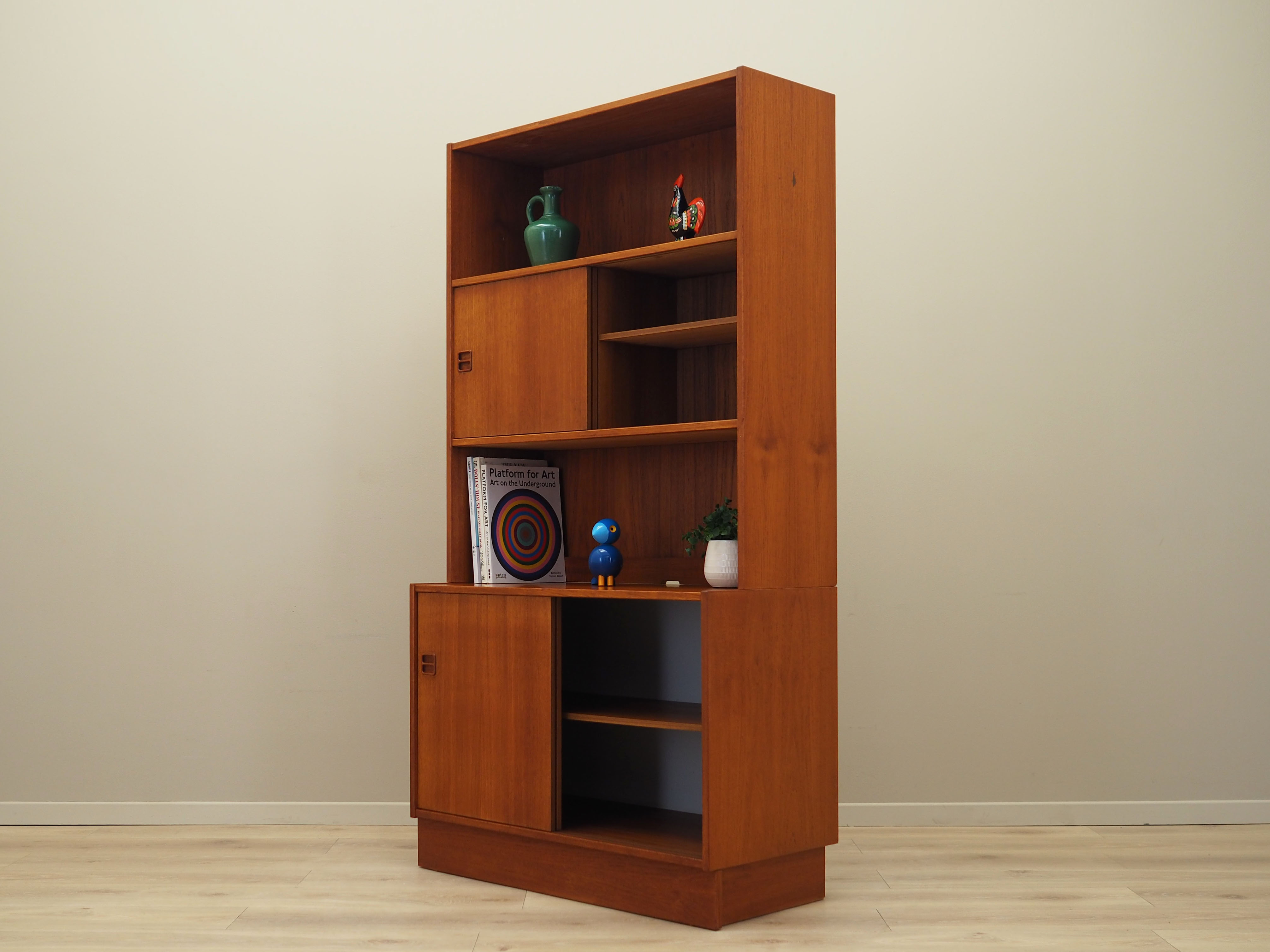 Teak bookcase, Danish design, 1960s, production: Denmark