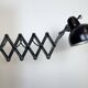 Black Industrial Bauhaus Scissor Wall Lamp from Kaiser Idell, 1930s