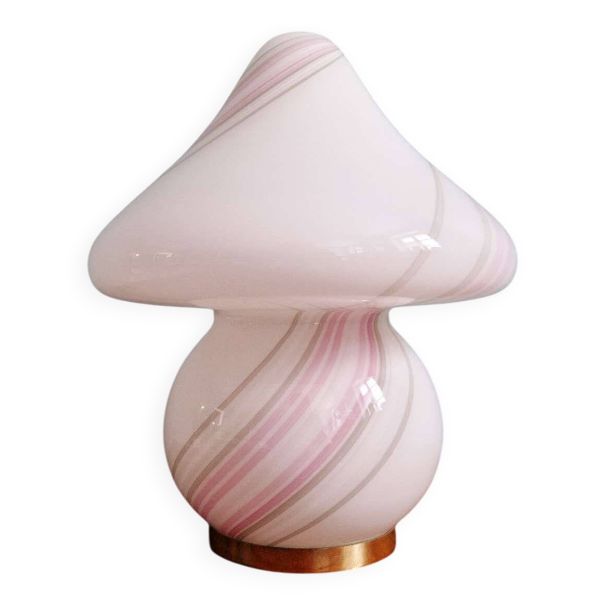 Mushroom lamp in Murano glass, 1970s-80s