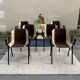 Set de 6 fauteuils bridges Albert Jacob / Grofillex 1970