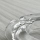 Very thick crystal ashtray, Retro futuristic.