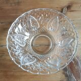 Bonbonnière en verre ciselé