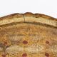 Vintage beige wooden decorative plate, Italy, 1960s