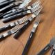 Lot of vintage Ikea cutlery by Olle Gyllang.