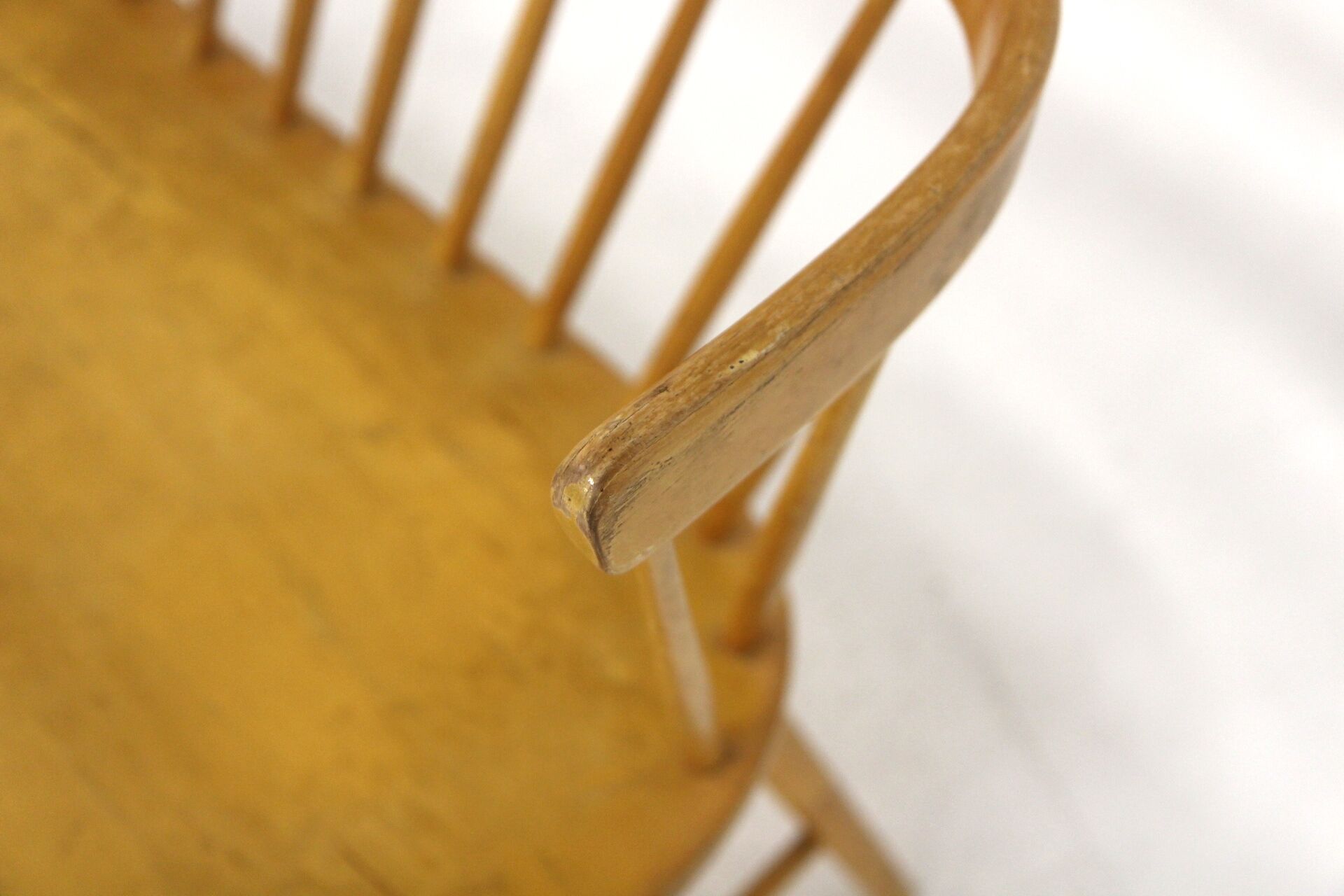 Banc scandinave  "Florida" en hêtre, frères Wigells, Suède, 1950