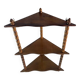 Etagère d'angle vintage