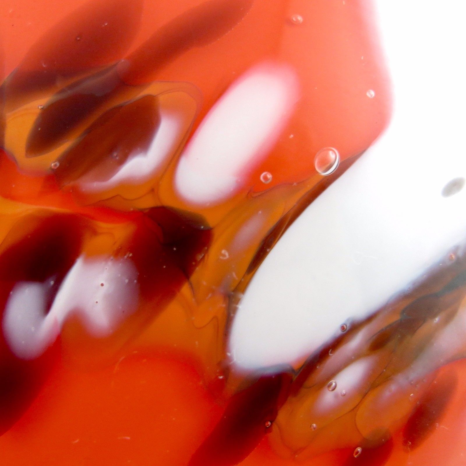 Vases glass design red glassware