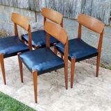 4 Scandinavian chairs from the 60s