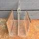 Vintage 70s magazine rack in plexiglass. Home Dior