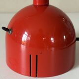 Lampe rouge Mario arnajoldi ed programmaluce design 1980