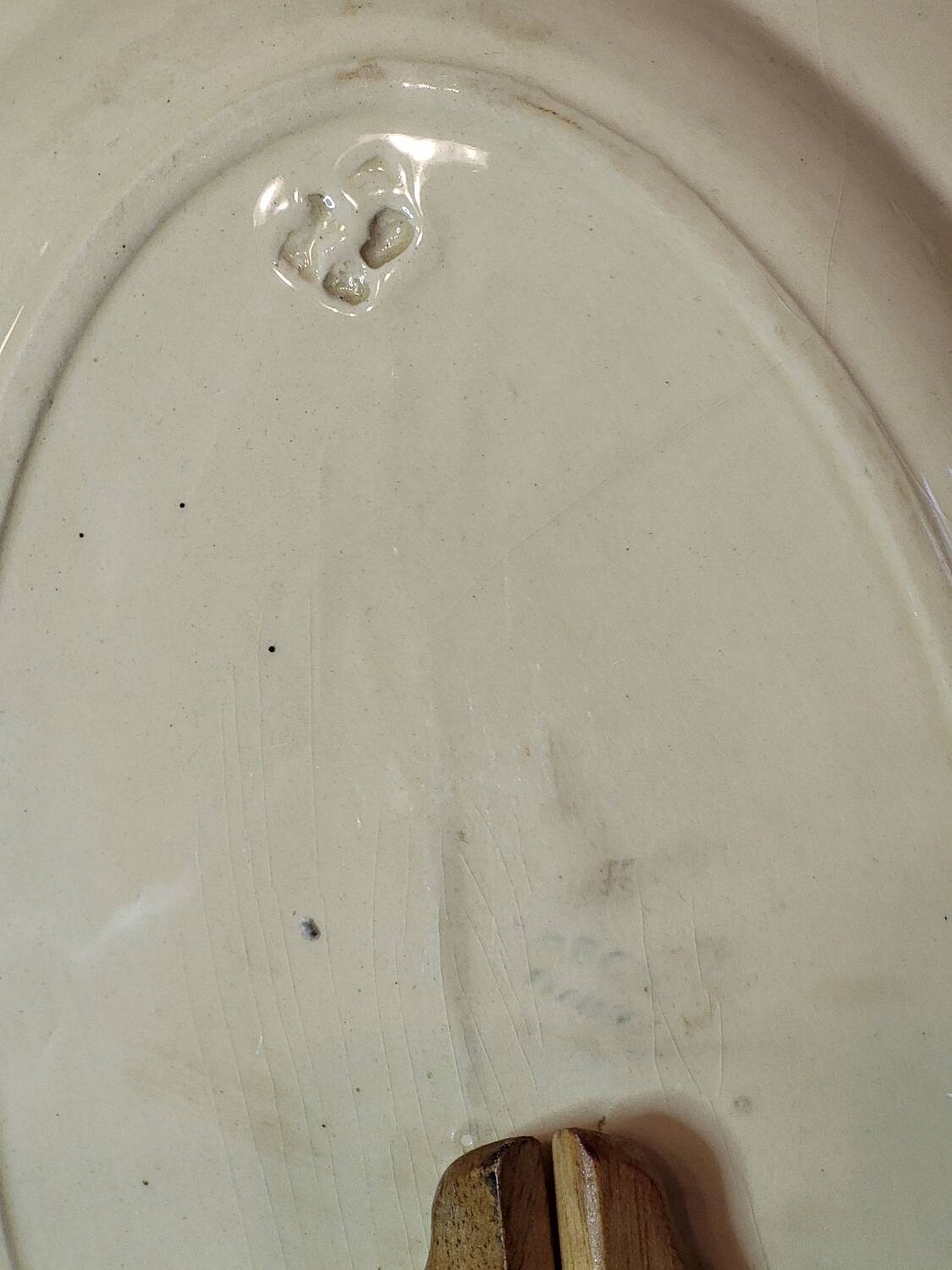 Oval plate dish