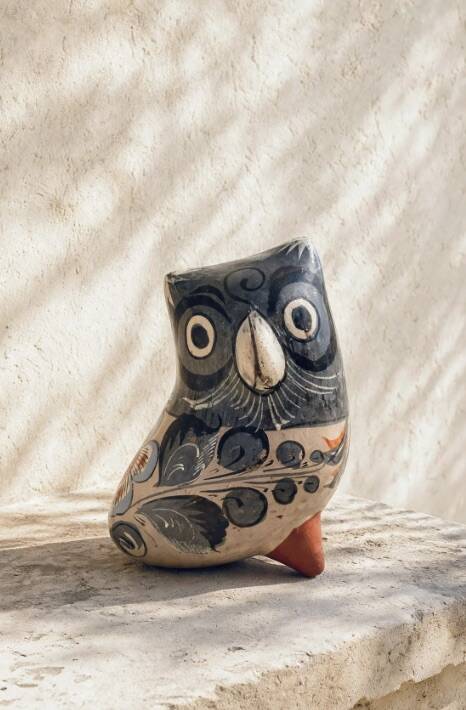 Ceramic owl Mexico