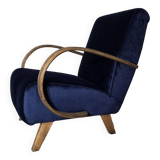Art deco armchair by Jindrich Halabala, 1940s