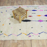 Tapis berbère coloré 252 x 155 cm