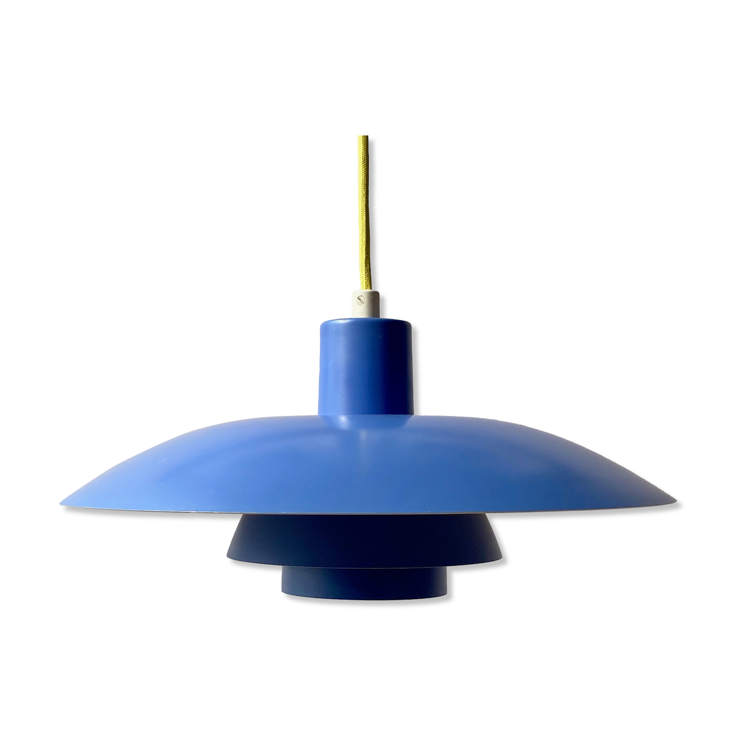 Ph 4/3 blue pendant lamp by Poul Henningsen for Louis Poulsen, Denmark