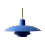 Ph 4/3 blue pendant lamp by Poul Henningsen for Louis Poulsen, Denmark