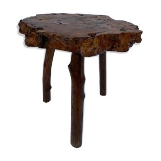 3-foot stool art brutalist winemaker 1970 vintage
