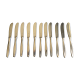 Lot de 11 couteaux en inox WMF